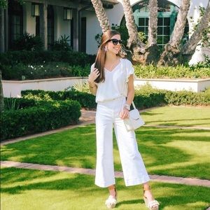 Madewell Emmett Wide Leg Crop Jeans